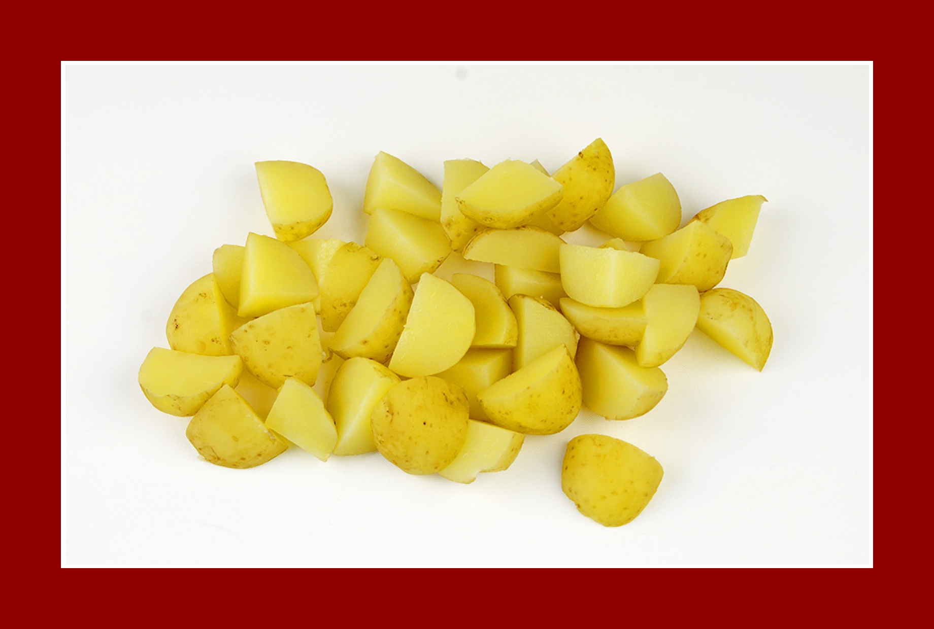 Sommersalat leckerer Salat Kartoffelsalat mit Frühkartoffeln
